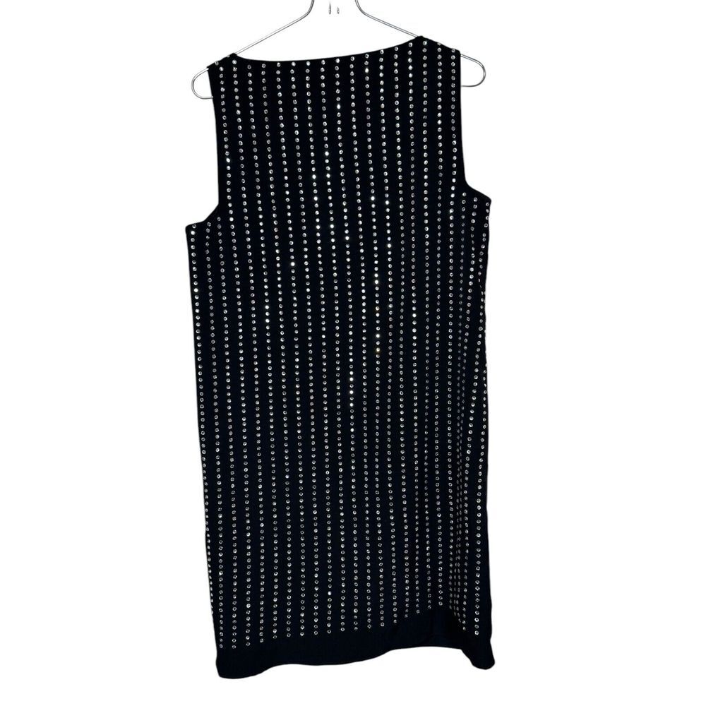 Susana Monaco Womens Dress Midi Back Side Zip Beaded Sleeveless V-Neck Medium - Picture 7 of 10